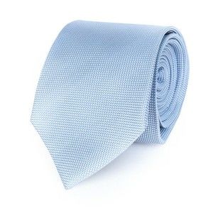 ERMENEGILDO ZEGNA LIGHT SKY BLUE, WHITE POLKA DOT TIE | MENS